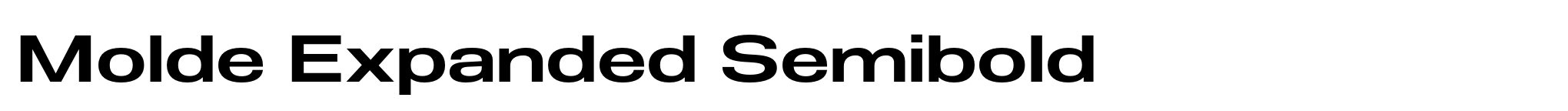 Molde Expanded Semibold image